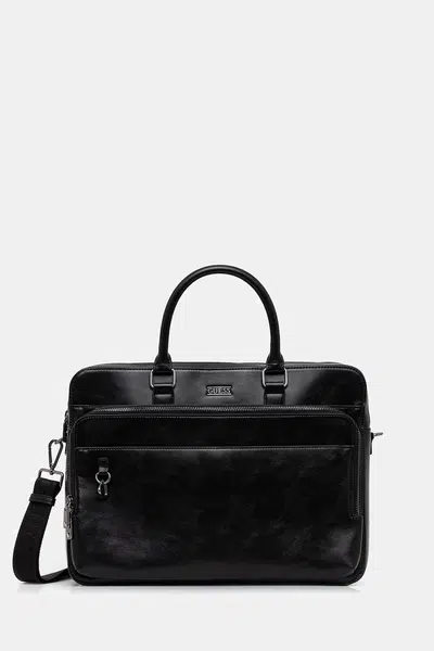 Taška Guess BOSTON černá barva, HMBOCA P5338