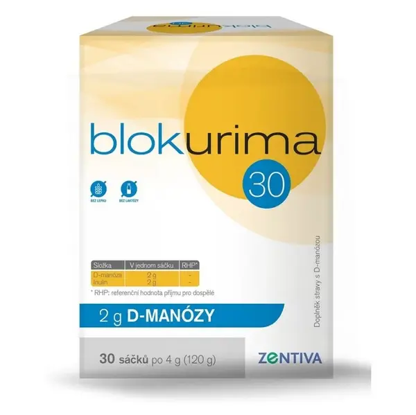 BLOKURIMA 2g D-manózy sáčky 30 x 4 g