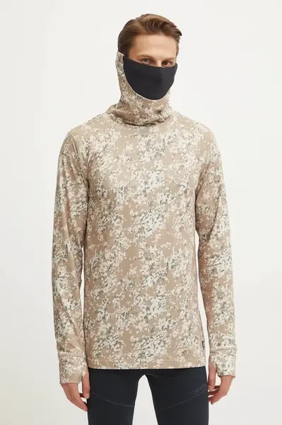 Funkční triko s dlouhým rukávem Burton Midweight Base Layer zelená barva, 132031