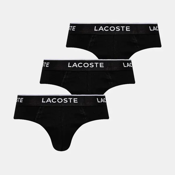 Spodní prádlo Lacoste 3-pack černá barva, 8H1293