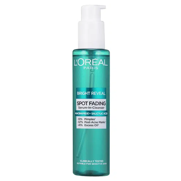 L'Oréal Paris Čisticí gel proti tmavým skvrnám Bright Reveal Spot Fading (Serum-In-Cleanser) 150 ml