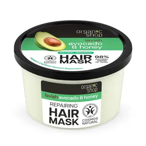 Organic Shop Regenerační maska na vlasy Avocado & Honey (Repairing Hair Mask) 250 ml