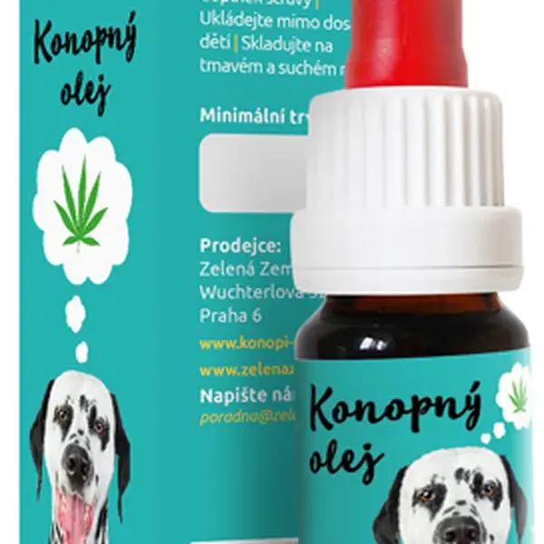 ZELENÁ ZEMĚ CBD olej pro zvířata 10% 10 ml