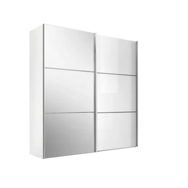 Moderano SKŘÍŇ S POSUVNÝMI DVEŘMI, bílá, 200/222/68 cm
