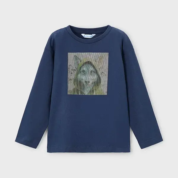 Bavlněné tričko s dlouhým rukávem Mayoral