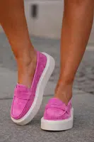 Dámské Mokasíny Z Semiše Na Platformě Vinceza