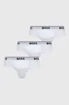 Spodní prádlo BOSS 3-pack pánské, bílá barva, 50475273
