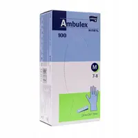 MATOPAT Ambulex nepudrované nitrilové rukavice violet M 100 kusů