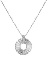 Hot Diamonds Krásný stříbrný náhrdelník s diamantem Sunbeam DP930 (řetízek, přívěsek)