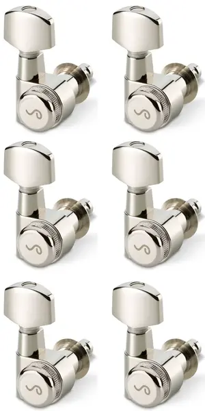 Schaller M6 Pin 6 left Nickel Locking 21,0