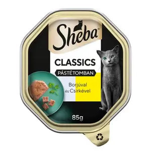 Sheba Classics vlhké krmivo pro kočky - telecí, kuřecí 85 g