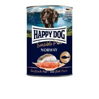 Happy Dog Sensible Pure Norway - konzerva, lososie mäso 24 x 400 g