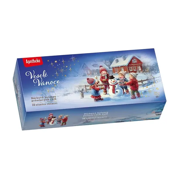 Apotheke Dárková kolekce prémiových čajů Veselé Vánoce 90 sáčků