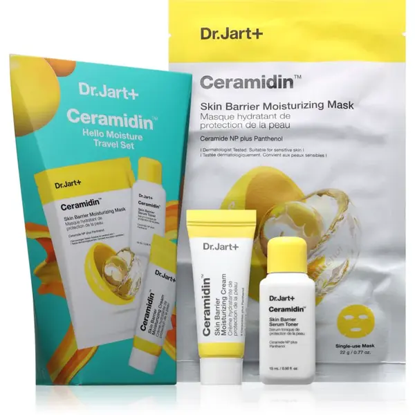 Dr. Jart+ Ceramidin™ Hello Moisture Travel Set cestovní sada pro obnovu kožní bariéry
