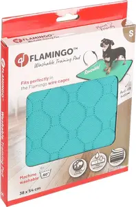 Flamingo plienkové podložky pre psov - zelená S