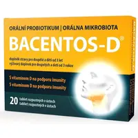 Bacentos-D Orální probiotikum 20 tablet