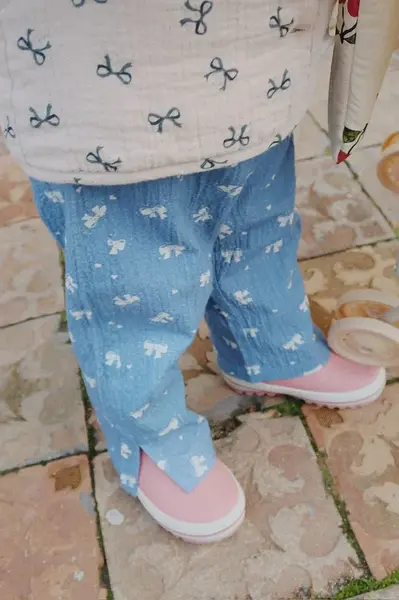 Dětské bavlněné kalhoty Konges Sløjd VIDA PANTS GOTS