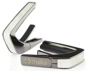 Thalia Shell Collection White MOP Black Chrome