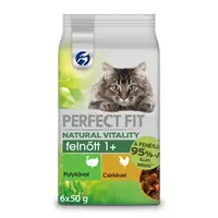 Perfect Fit Natural Vitality vlhké krmivo - s krůtím a kuřecím 6 x 50 g
