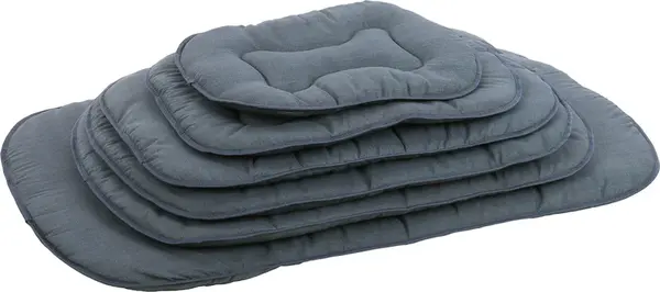 Flamingo Firenze oválný pelíšek pro psa - modrý 1 ks (A: 77cm B: 54cm C: 3cm)