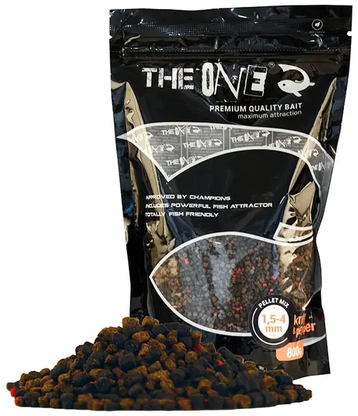 The one pellet mix krill a pepper 800 g - 1,5-4  mm