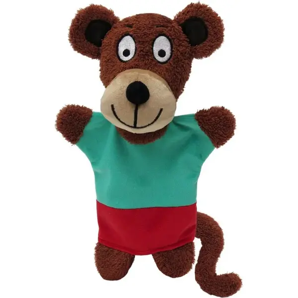 MÚ Brno Opičák Pepa popleta 35 cm maňuška