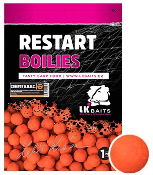 Lk baits boilie restart compot nhdc - 250 g 18 mm