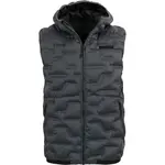 ALPINE PRO LIVEW Pánska zateplená vesta, tmavo sivá, veľkosť