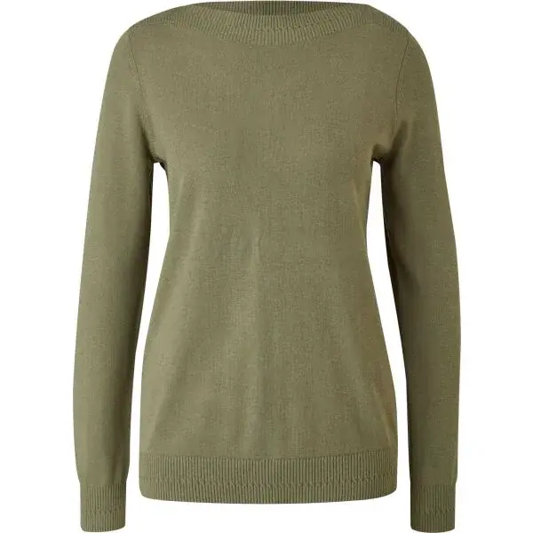 s.Oliver RL JUMPER NOOS Pulóver, khaki, veľkosť