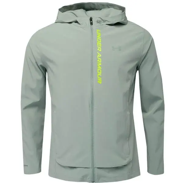 Under Armour OUTRUN THE STORM JACKET Pánska bunda, zelená, veľkosť