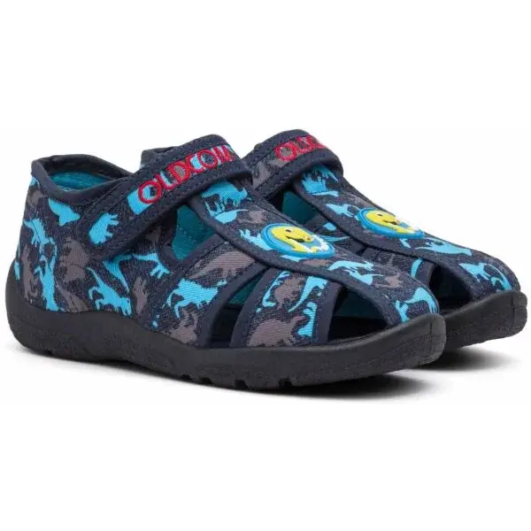 Oldcom DINO Detské papuče, tmavo modrá, veľkosť