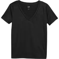 GAP SS ORGANIC VINT Dámske tričko, čierna, veľkosť