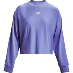 Under Armour UA RIVAL TERRY OVERSIZED CRW Dámske tréningové tričko, modrá, veľkosť M