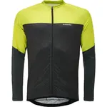 Klimatex INDU Pánsky cyklistický dres s dlhým rukávom, čierna, veľkosť