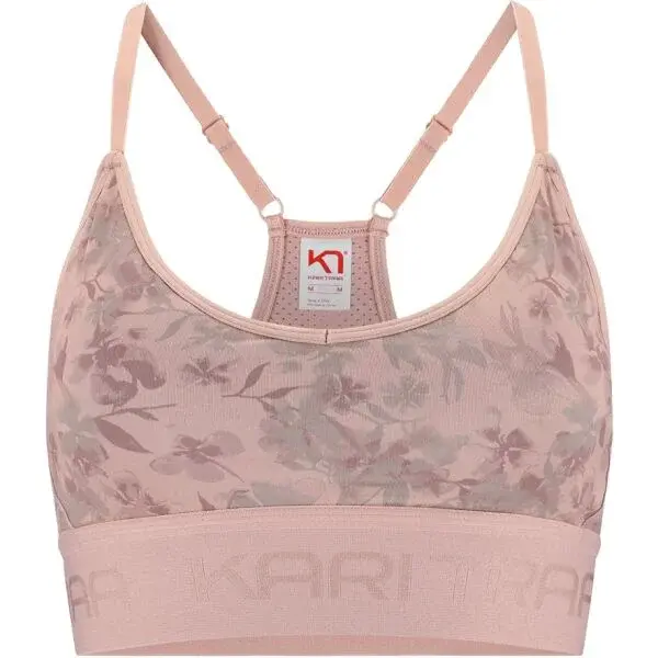 KARI TRAA VAR PRINTED Dámska podprsenka, ružová, veľkosť