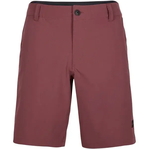 O'Neill HYBRID CHINO SHORTS Pánske kraťasy, vínová, veľkosť