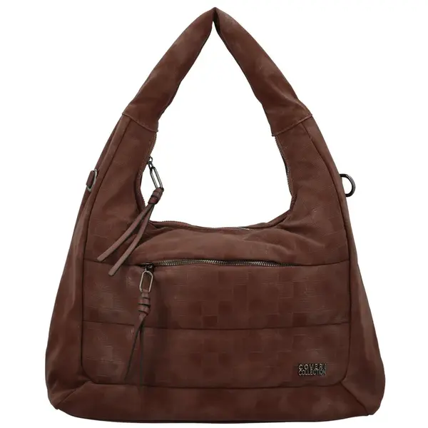 Dámská kabelka na rameno coffee - Coveri Orestis