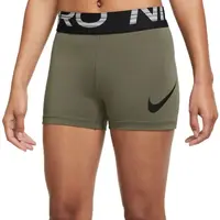 Nike W NP DF GRX SHORT 3 Dámske bežecké šortky, khaki, veľkosť