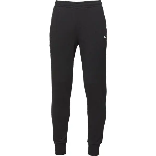 Puma BMW M MOTORSPORT ESSENTIALS PANTS Pánske tepláky, čierna, veľkosť