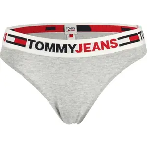 Tommy Hilfiger TOMMY JEANS ID-THONG Dámske tangá, sivá, veľkosť