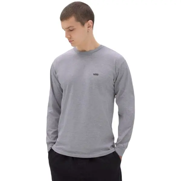 Vans LEFT CHEST HIT Pánske tričko, sivá, veľkosť