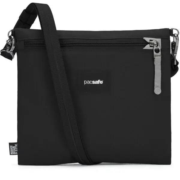 Pacsafe GO CROSSBODY POUCH Crossbody taška, čierna, veľkosť
