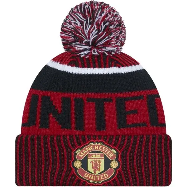 New Era SPORT Y CUFF BEANIE MANCHESTER UNITED Pánska čiapka, červená, veľkosť YOUTH