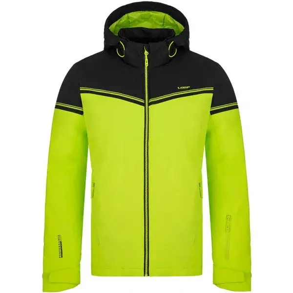 LOAP FLOID Pánska lyžiarska bunda, reflexný neón, veľkosť