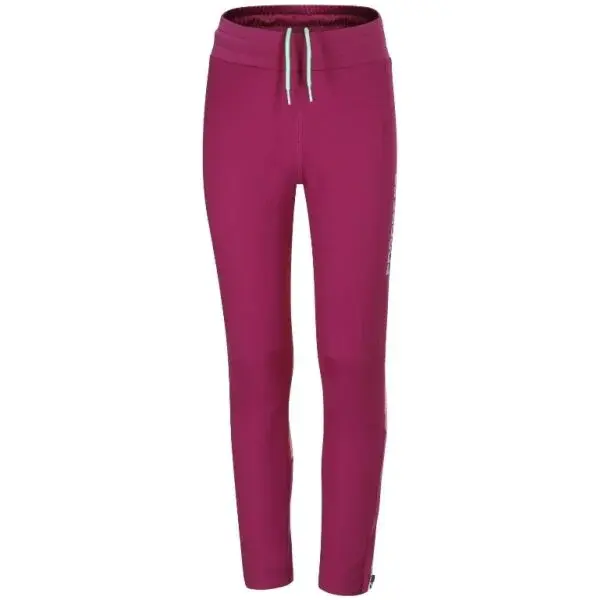 PROGRESS COOLIO Dievčenské zimné elastické nohavice, ružová, veľkosť 164-170