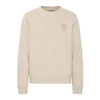 BLEND BHIBAI SWEATSHIRT Pánska mikina cez hlavu, béžová, veľkosť