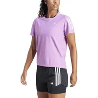 adidas OWN THE RUN TEE Dámske bežecké tričko, fialová, veľkosť
