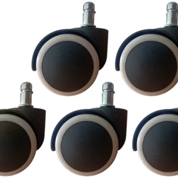 MERCURY Kolečko, pogumované, průměr 50mm, čep 11mm - bílé