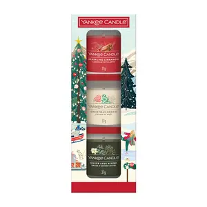 Yankee Candle Votivní svíčky ve skle Christmas Classic dárková sada 3 ks