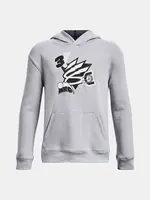 Under Armour Mikina Curry Boys Big Splash Hoodie-GRY - Kluci